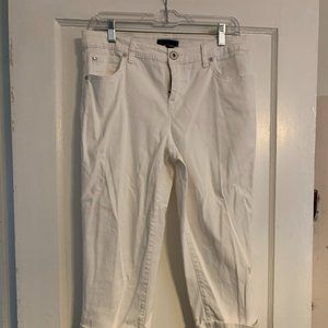 White Denim Ankle-length